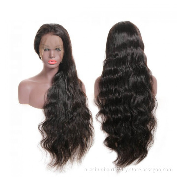 Fast Shipping Manufacturer Brazilian Human Hair Cuticle Aligned Baby Hair 360 Wig Lace Frontal Wig